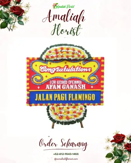 Sewa Papan Bunga Tegal Harum